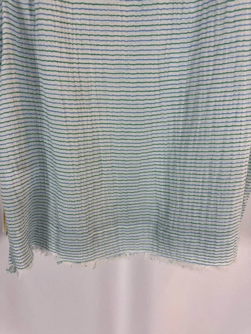 NWT Carve designs Size: M DYLAN TANK Relaxed Fit Tank color: green striped tank - Picture 13 of 15
